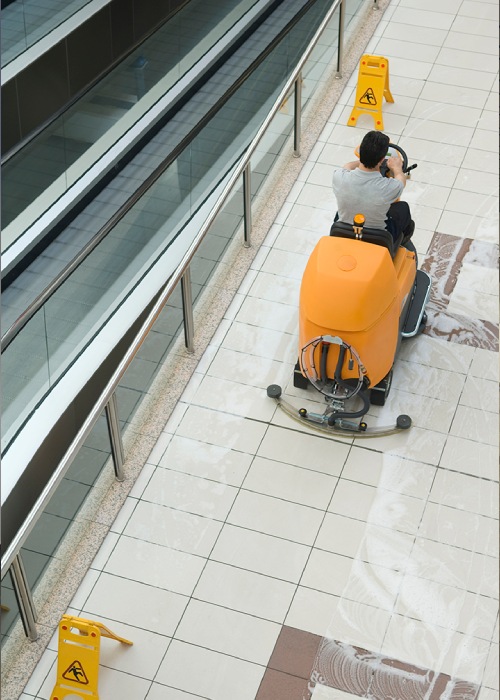 commercial floor cleaning